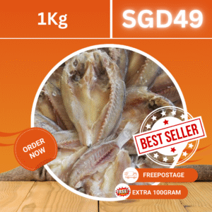 IKAN MASIN GELAMA ( 1 Kg + FREE 100GRAM )