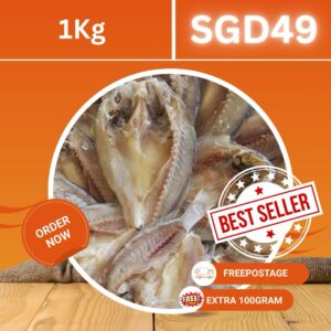 IKAN MASIN GELAMA ( 1 Kg + FREE 100GRAM )